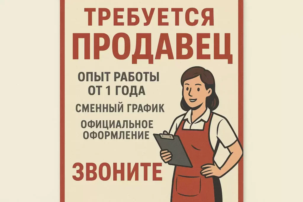 Подать объявление о работе